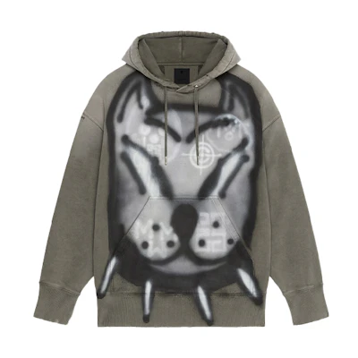 Givenchy Chito Animal Print Hoodie Men’s Military Green BMJ0DY3Y69-309