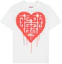 Order GIVENCHY x Chito Graffiti Heart Crewneck Tee White Shirt BM716X3Y6B-100