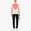 Lookbook GIVENCHY x Chito Graffiti Heart Crewneck Tee White Shirt BM716X3Y6B-100