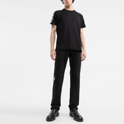 Givenchy x Chito 標誌印花圓領黑色休閒男士T恤 BM718H3Y6B-001 Lookbook Givenchy x Chito 標誌印花圓領黑色休閒男士T恤 BM718H3Y6B-001