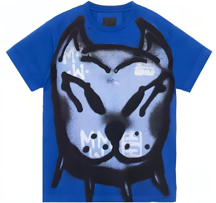 纪梵希 x Chito SS22 蓝色狗头印花短袖圆领T恤 BM71EG3Y6B-426 Buy 纪梵希 x Chito SS22 蓝色狗头印花短袖圆领T恤 BM71EG3Y6B-426