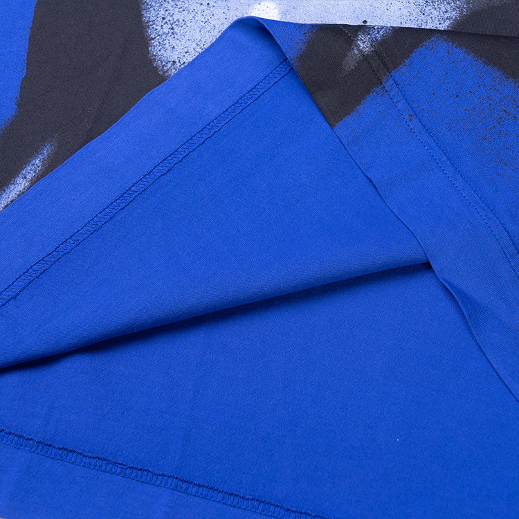 Sizing 纪梵希 x Chito SS22 蓝色狗头印花短袖圆领T恤 BM71EG3Y6B-426