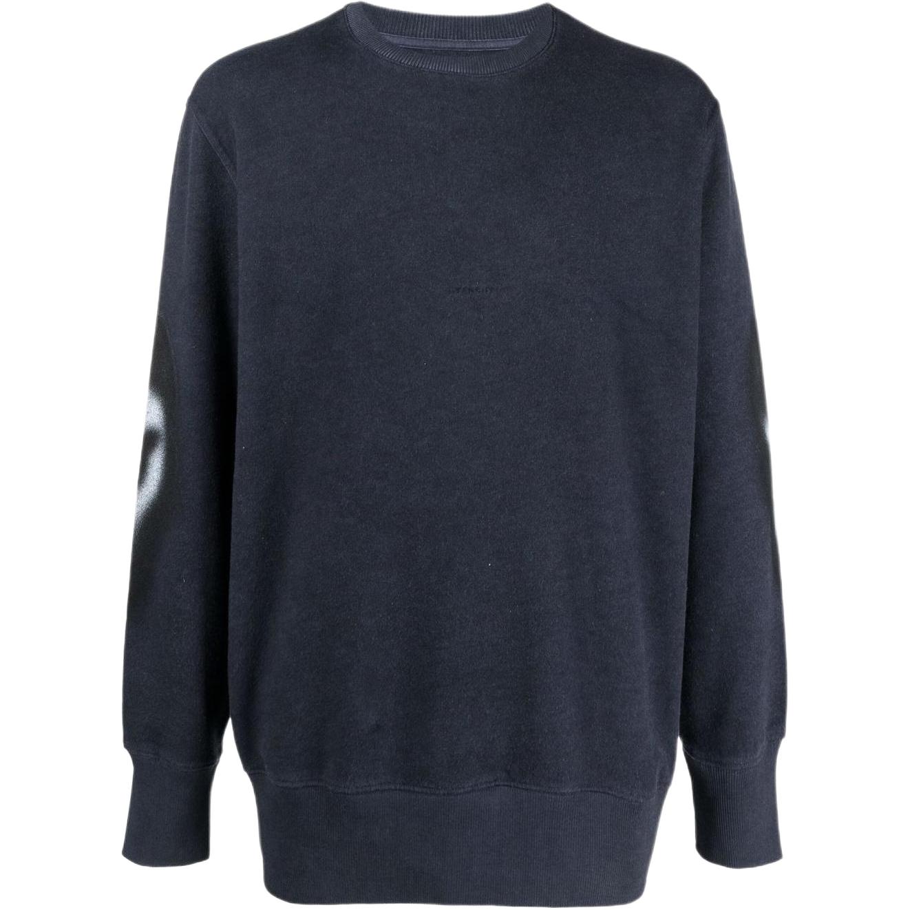 Givenchy Chito SS22 Blue Dog Print Pullover Sweatshirt BMJ0EY3Y6V-403