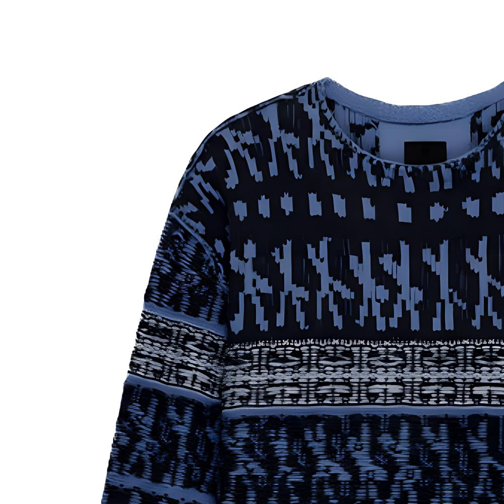 Sizing GIVENCHY x Chito SS22 拼色圆领套头毛衣 男款 蓝色. BM90HJ4Y9S-407