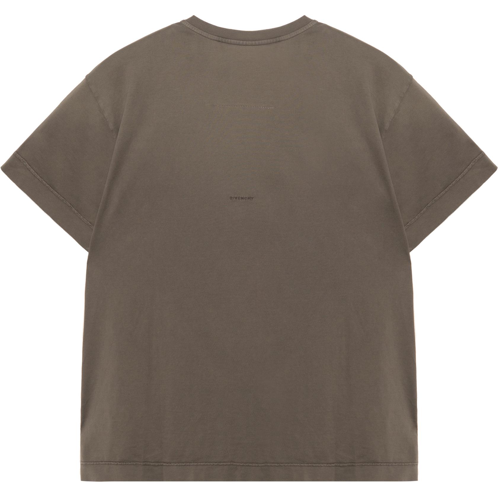 Givenchy Chito SS22 Green Spray Paint Effect Short Sleeve T-Shirt BM71873Y6B-309 圖 3