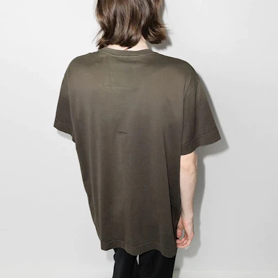 Givenchy x Chito SS22 Green Spray Paint Effect Short Sleeve T-Shirt BM71873Y6B-309 Details for Givenchy x Chito SS22 Green Spray Paint Effect Short Sleeve T-Shirt BM71873Y6B-309
