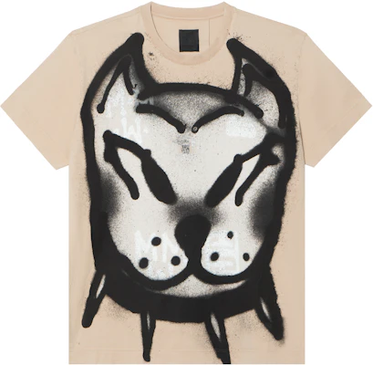Givenchy x Chito SS22 Khaki Dog Print Crewneck T-Shirt Short Sleeve BM71EG3Y6B-280 Buy Givenchy x Chito SS22 Khaki Dog Print Crewneck T-Shirt Short Sleeve BM71EG3Y6B-280