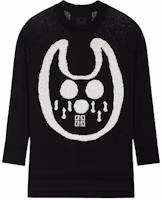 Givenchy x Chito SS22 Mask Pattern Knit Wool Sweater Black . BM90GY4Y9A-004 Givenchy x Chito SS22 Mask Pattern Knit Wool Sweater Black . BM90GY4Y9A-004