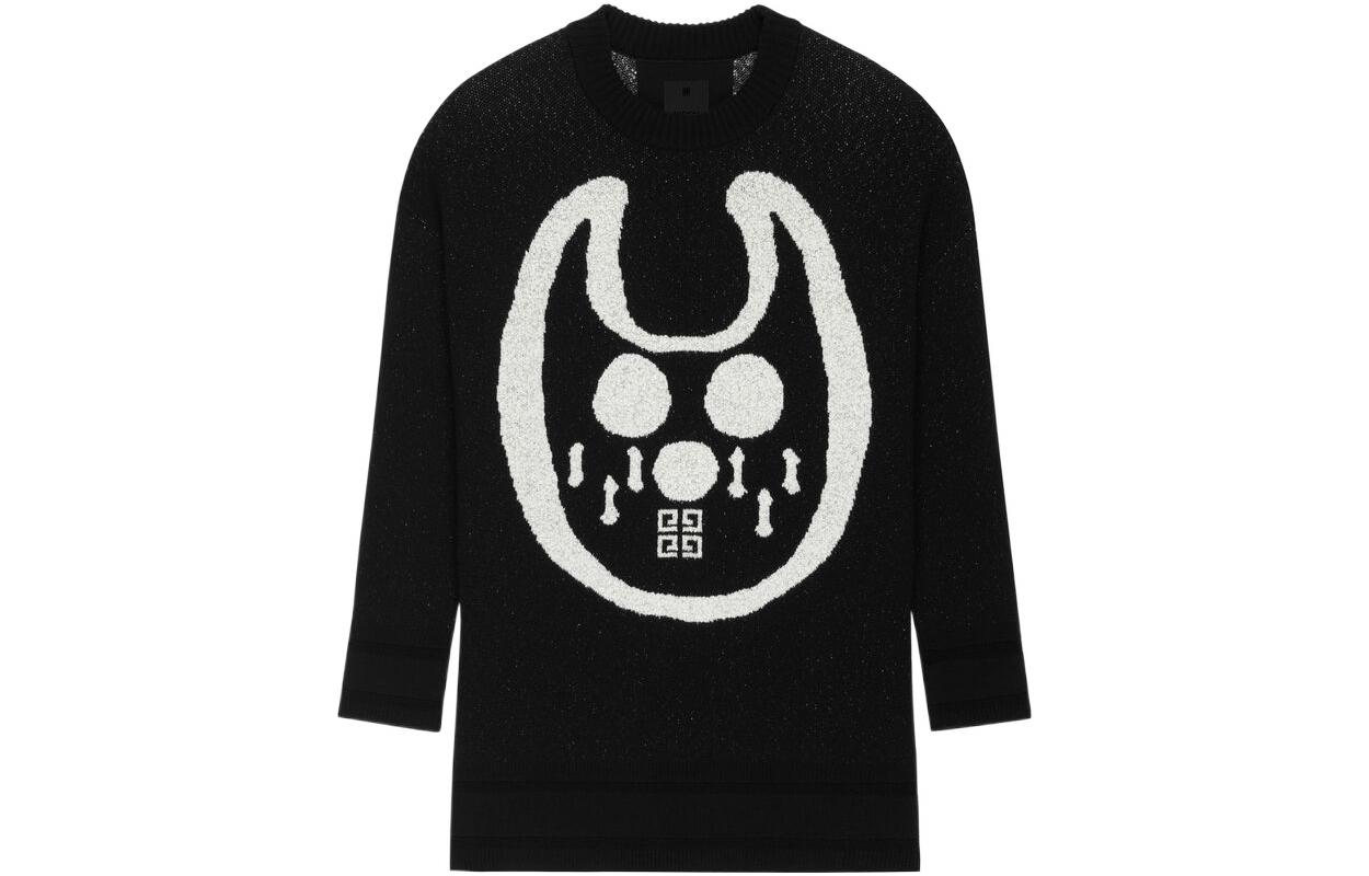 Order Givenchy x Chito SS22 Mask Pola Rajut Sweater Wol Hitam. BM90GY4Y9A-004