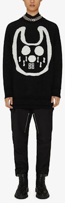 Givenchy x Chito SS22 Mask Pola Rajut Sweater Wol Hitam. BM90GY4Y9A-004 Lookbook Givenchy x Chito SS22 Mask Pola Rajut Sweater Wol Hitam. BM90GY4Y9A-004
