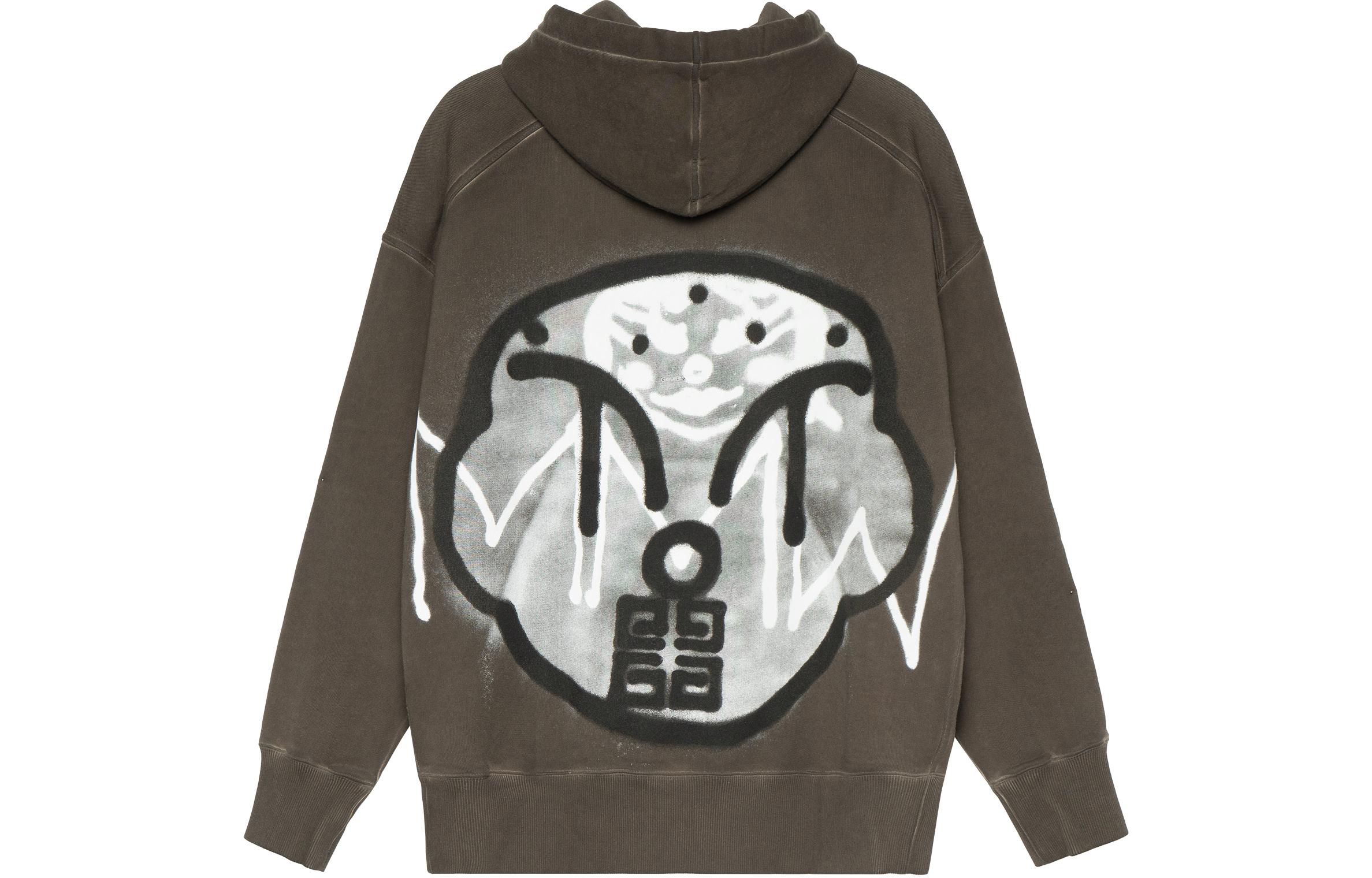 Lookbook Sudadera con Capucha Oversized Verde GIVENCHY x Chito SS22 Gráfico. BMJ0DX3Y69-309