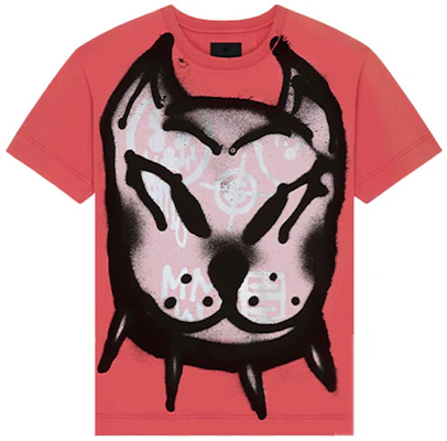 纪梵希 x Chito SS22 红色宽松字母狗印花T恤 BM71873Y6B-600 Buy 纪梵希 x Chito SS22 红色宽松字母狗印花T恤 BM71873Y6B-600