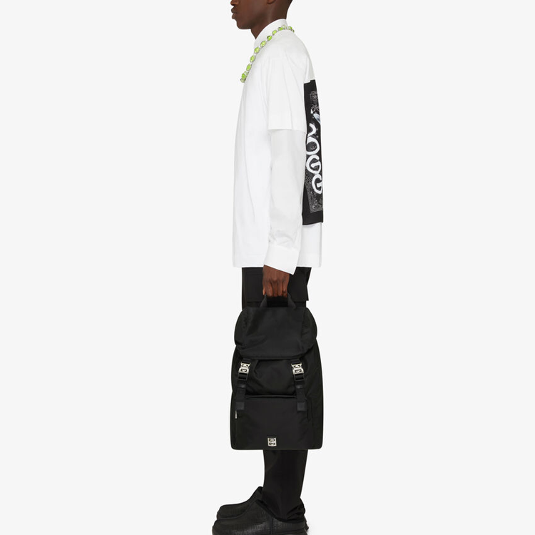 Purchase GIVENCHY x Chito SS22 修身白色短袖T恤搭配頭巾圖案貼布 BM719W3Y6B-100