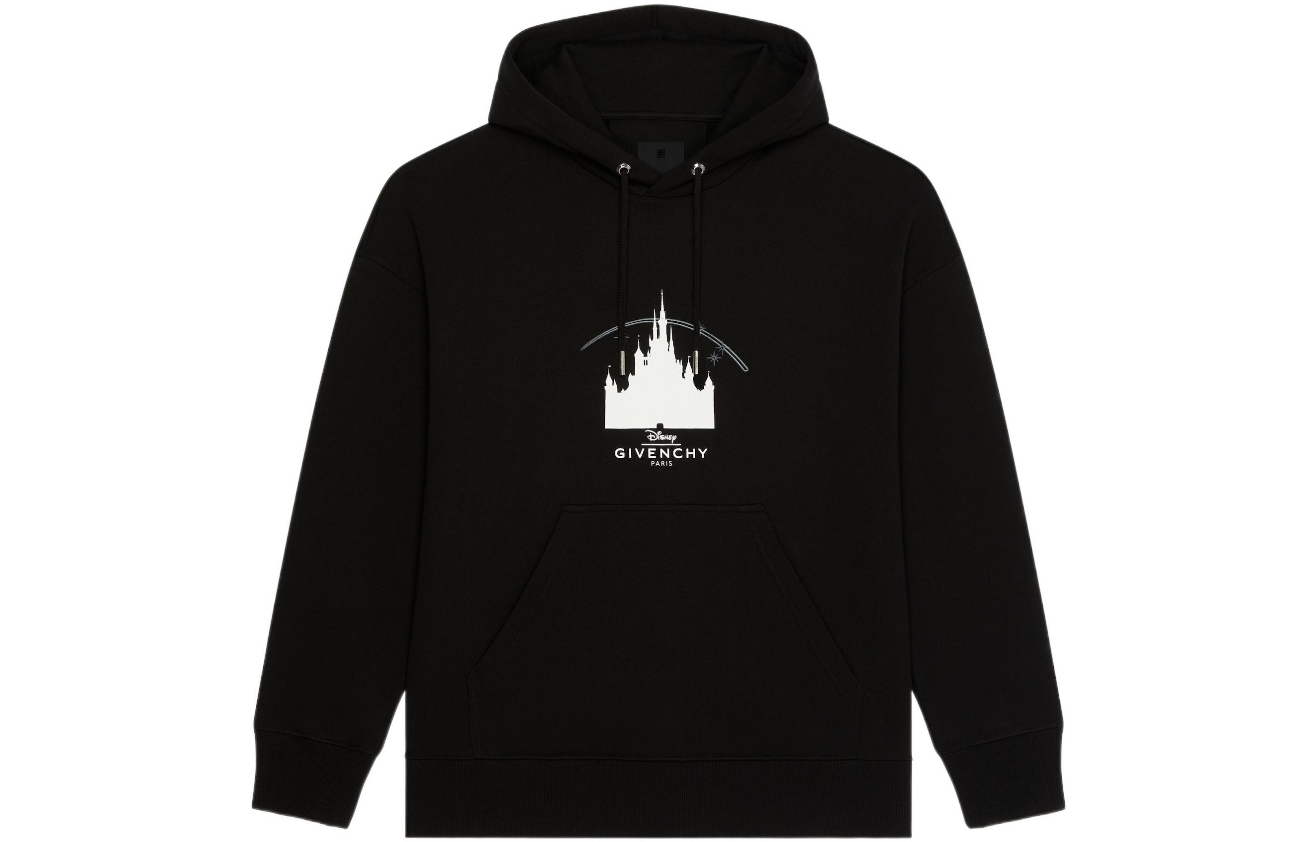 Givenchy Disney 101 Dalmatians Castle Logo Hoodie Black ( Limited Edition) BMJ0HQ3Y78-001