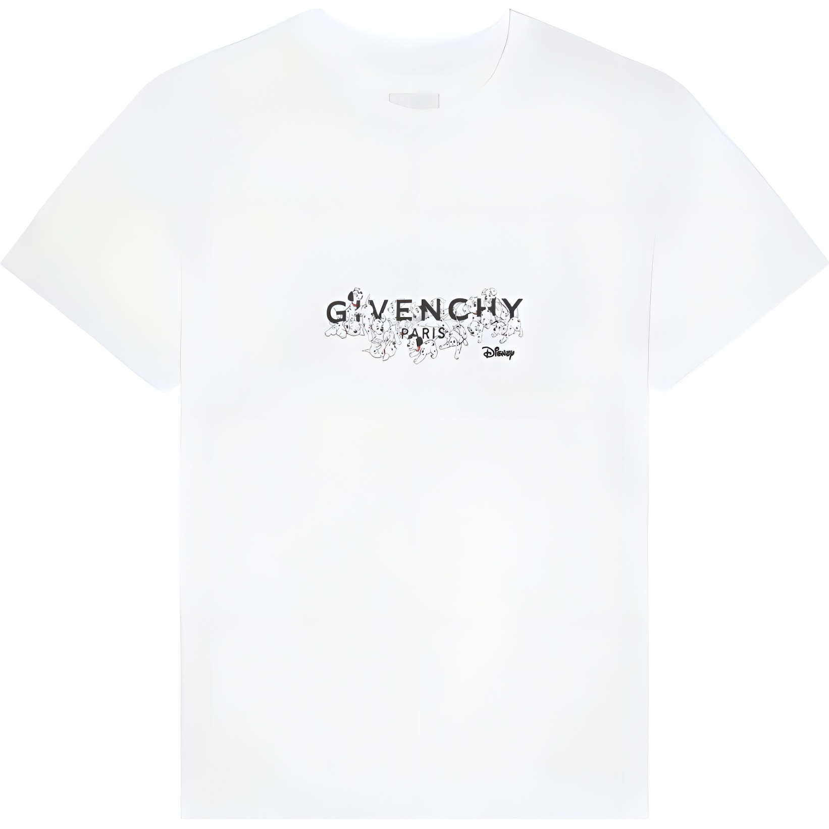 Givenchy Disney 101 Dalmatians FW22 Logo Print White T-Shirt  Limited Edition BM71EA3Y6B-100