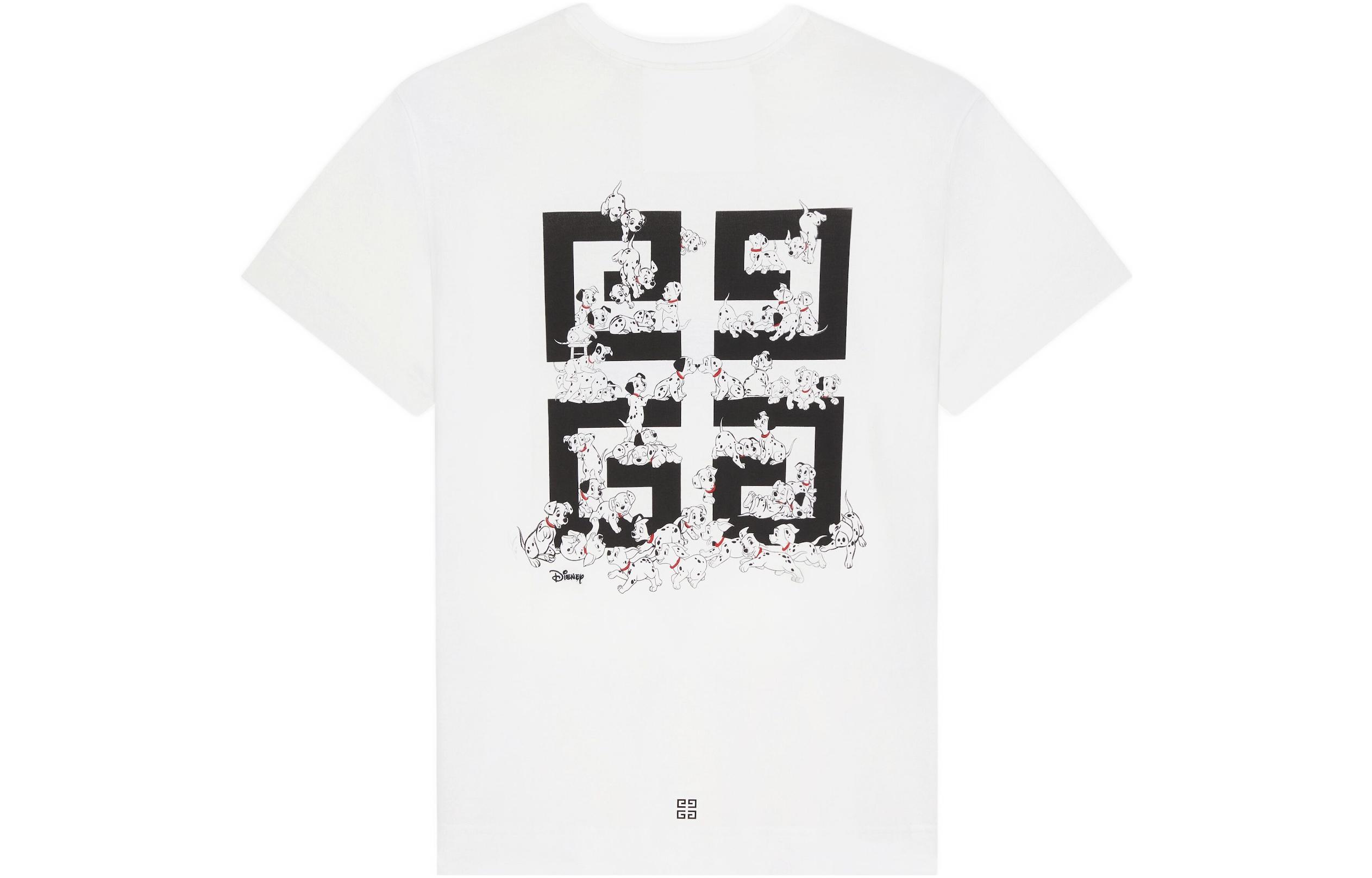 Givenchy Disney 101 Dalmatians FW22 Logo Print White T-Shirt  Limited Edition BM71EA3Y6B-100 圖 2