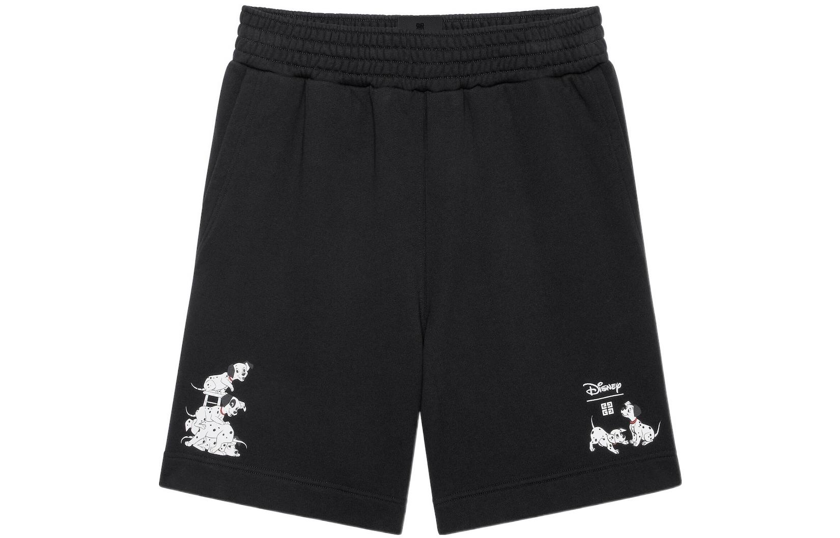 GIVENCHY x Disney 101 Dalmatians Limited Edition Black Casual Shorts for Men. BM514H3Y78-001