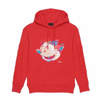 Givenchy Disney Cartoon Print Red Hoodie Edition GD2022121610