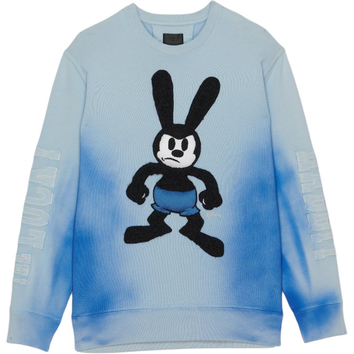 Givenchy Disney Gradient Cartoon Print Blue Crewneck Sweatshirt - GD2022121618