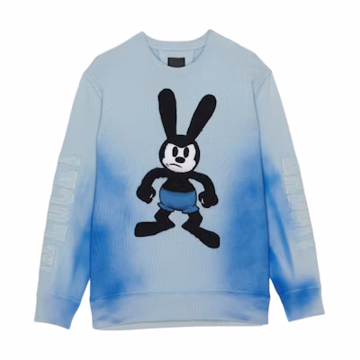 Givenchy Disney Gradient Cartoon Print Blue Crewneck Sweatshirt - GD2022121618