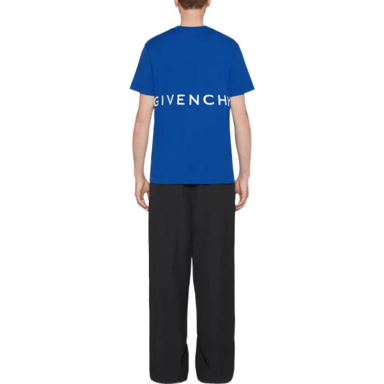 Purchase Givenchy x Disney SS23 卡通印花藍色T恤 - 圓領短袖 BM716R3YAW-426