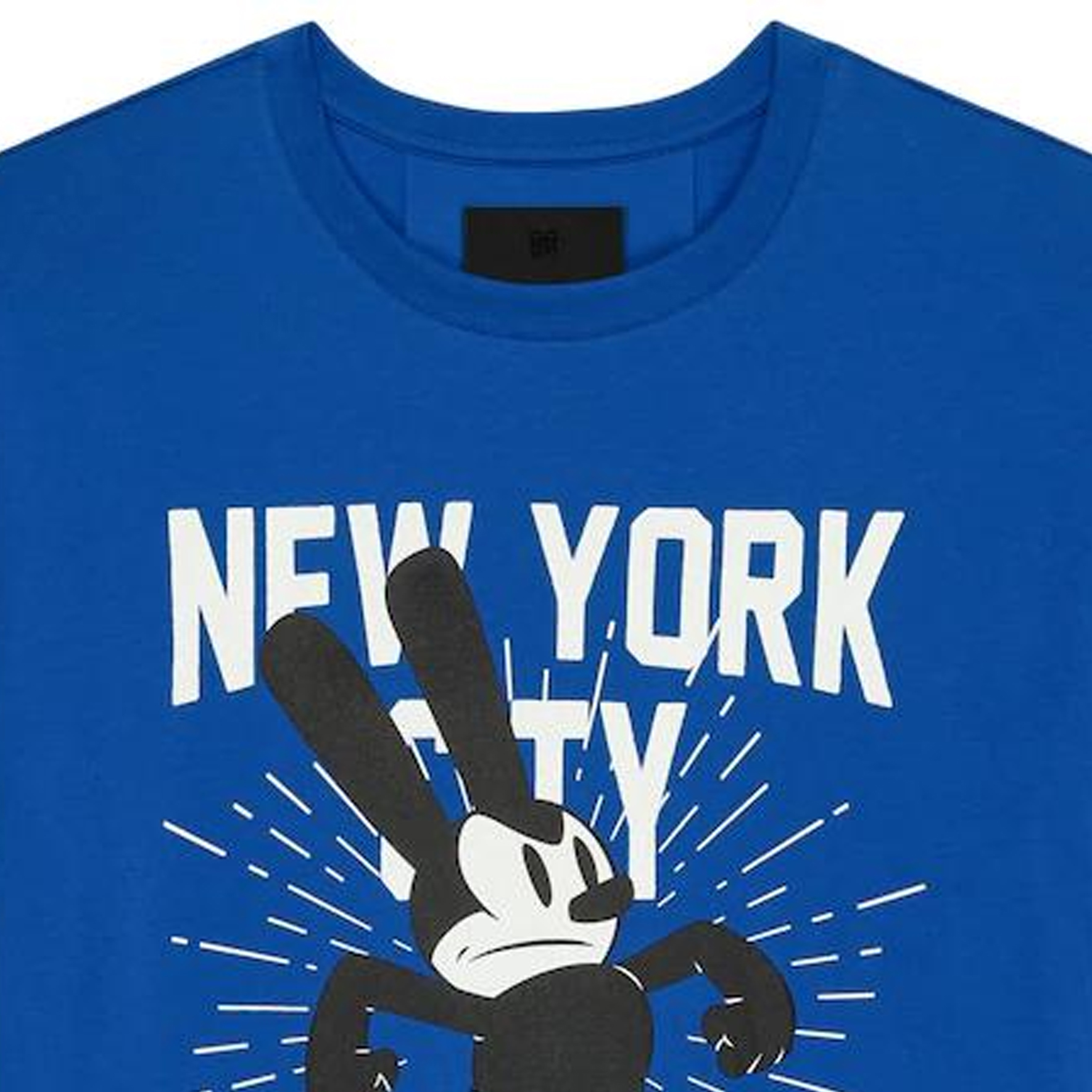 Details for Givenchy x Disney SS23 卡通印花藍色T恤 - 圓領短袖 BM716R3YAW-426