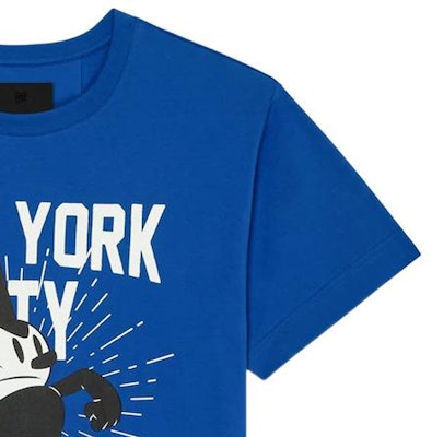 Givenchy x Disney SS23 卡通印花藍色T恤 - 圓領短袖 BM716R3YAW-426 Sizing Givenchy x Disney SS23 卡通印花藍色T恤 - 圓領短袖 BM716R3YAW-426