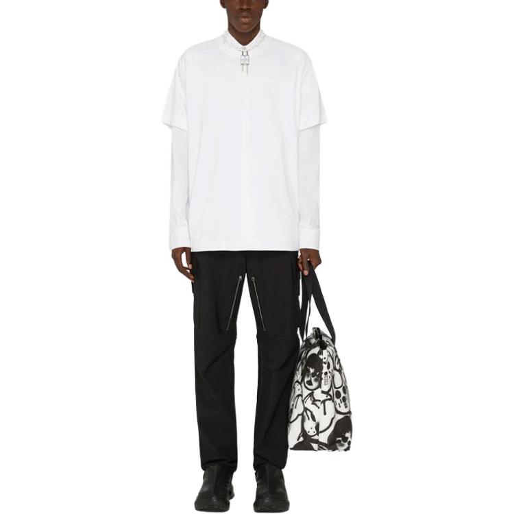 GIVENCHY Ito Slim Fit Dog Print Crewneck White T-Shirt BM719V3Y6B-100 圖 4