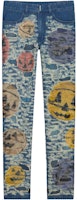 Givenchy x Josh Smith Blue Slim-Fit Cartoon Graffiti Distressed Jeans Men. BM50ST5Y2D-400 Givenchy x Josh Smith Blue Slim-Fit Cartoon Graffiti Distressed Jeans Men. BM50ST5Y2D-400