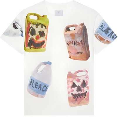 ジバンシィ x ジョシュ・スミス SS22 カートゥーンプリント オーバーサイズ 白Tシャツ メンズ BM71BP3Y6B-999 Buy ジバンシィ x ジョシュ・スミス SS22 カートゥーンプリント オーバーサイズ 白Tシャツ メンズ BM71BP3Y6B-999