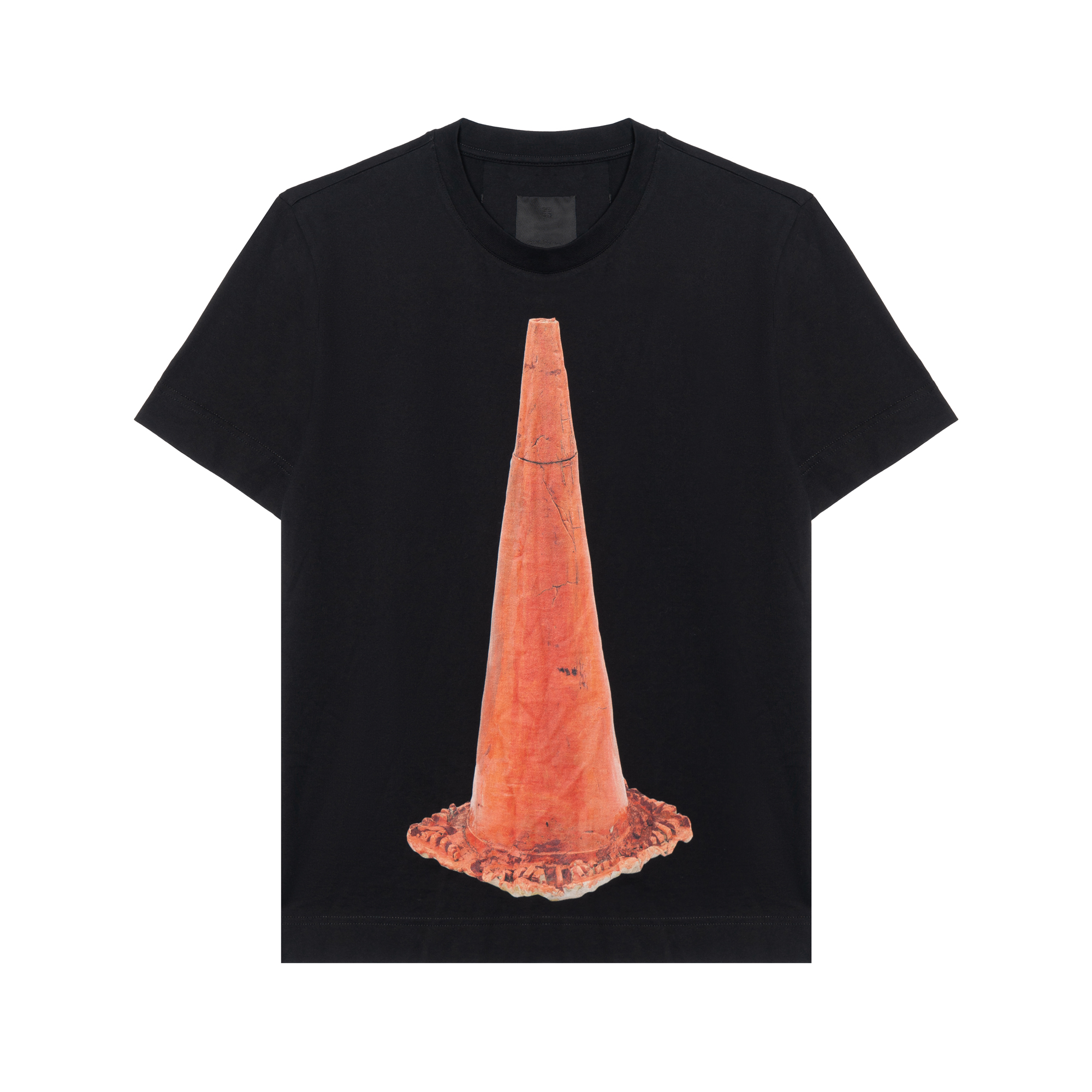 Givenchy x Josh Smith SS22 Ceramic Print Black Tee Shirt for Men. BM71BZ3Y6B-001