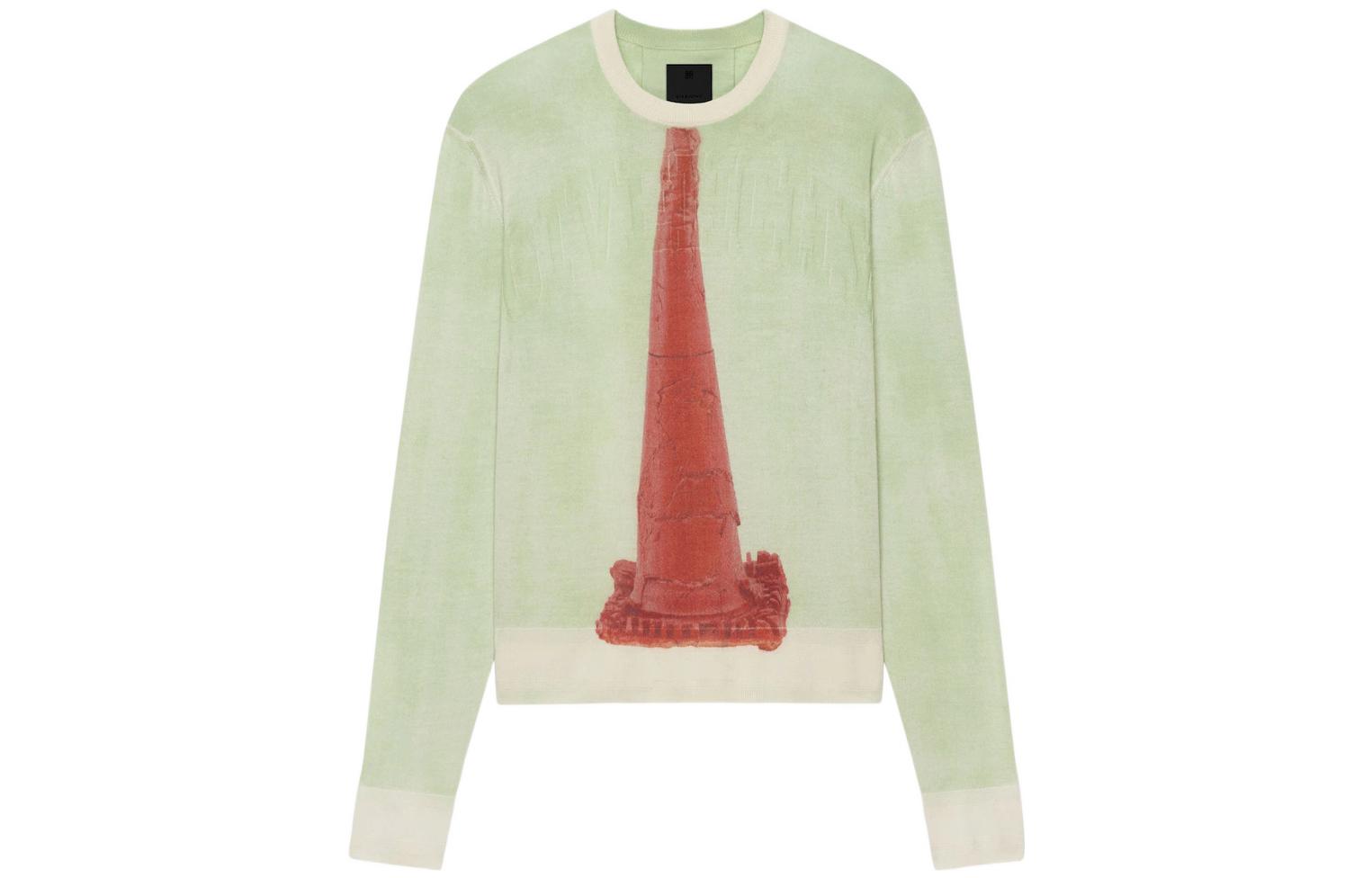 Order Givenchy x Josh Smith SS22 Porcelain Print Sweater Rajut Hijau. BM90JH4YAP-340