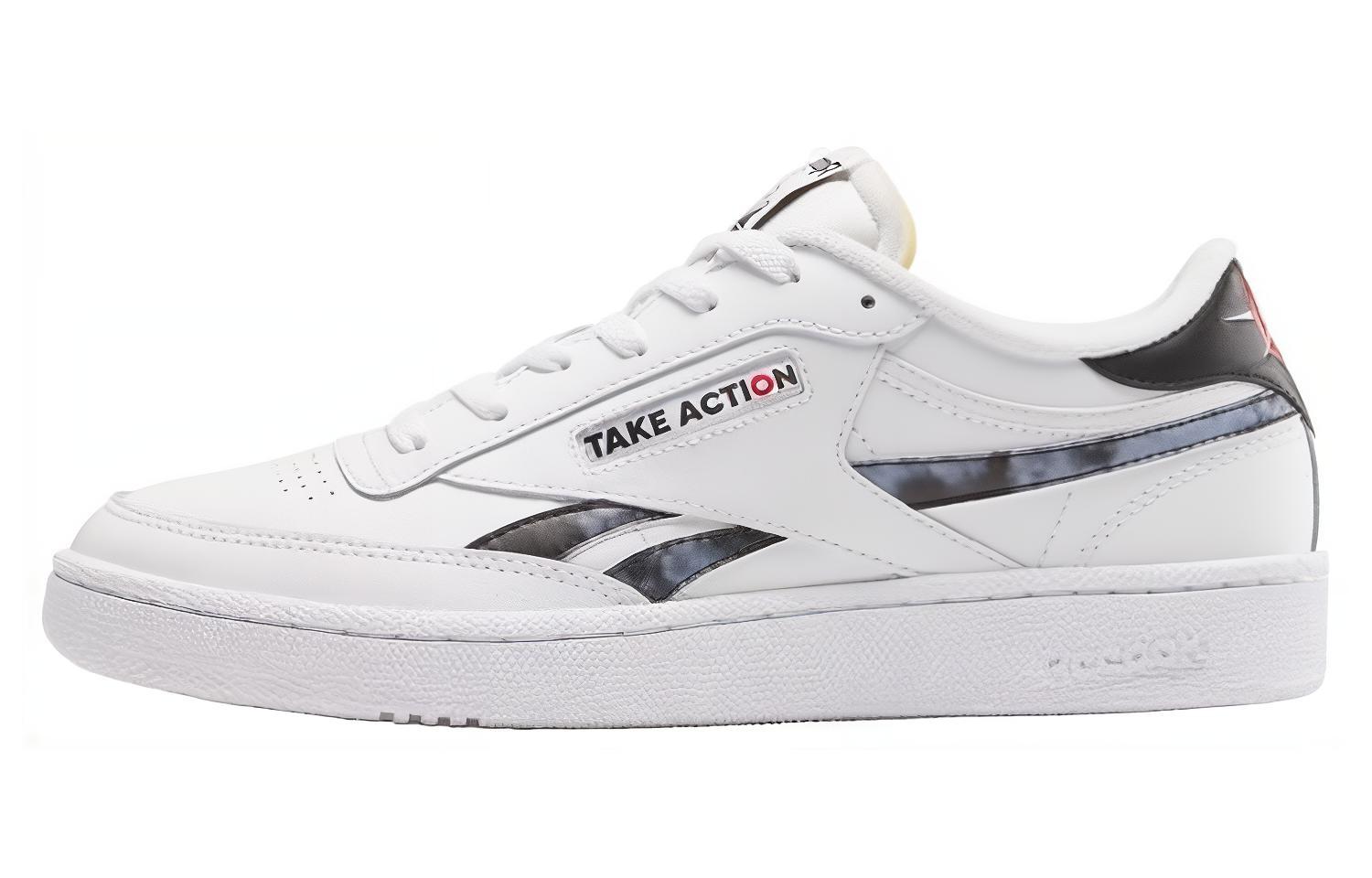 Buy Take Action x Reebok Club C Revenge 防滑耐磨 低筒 板鞋 男款 白色