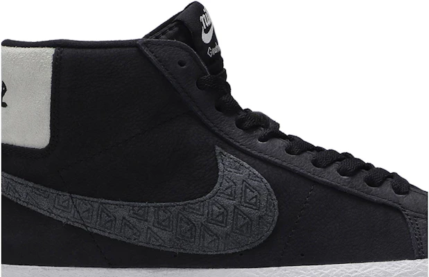 Gnarhunters x Nike SB Blazer Zoom Mid Black AH6158 001 AH6158
