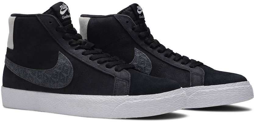 Gnarhunters x Nike SB Blazer Zoom Mid Black AH6158 001 AH6158