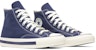 God Selection XXX x Addict x Converse Chuck Taylor Canvas TX High 'Navy' Biru Gelap 1SD013