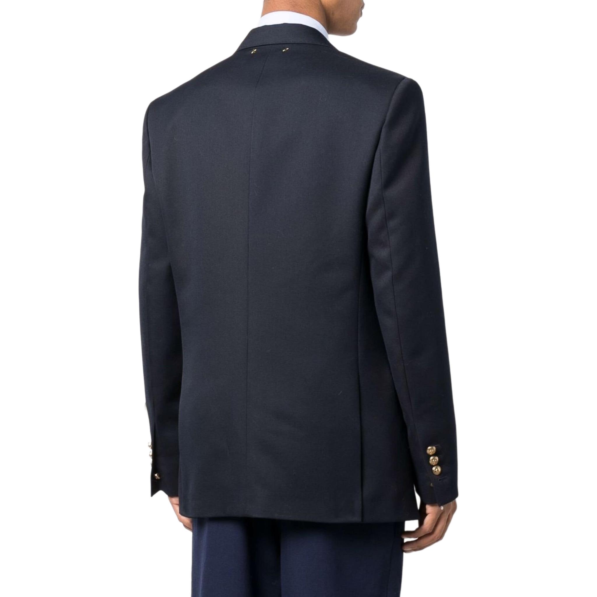 Purchase Golden Goose Jaket Blazer Biru Solid Double-Breasted. GMP00835P00061950486