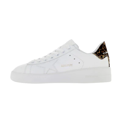 Golden Goose 'Leopard Trendy Versatile Casual White'
