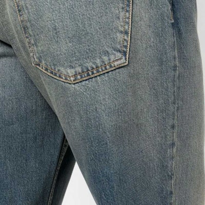 Golden Goose Solid Mid-Rise Straight Jeans Blue GMP01636P00125850100 Sizing Golden Goose Solid Mid-Rise Straight Jeans Blue GMP01636P00125850100