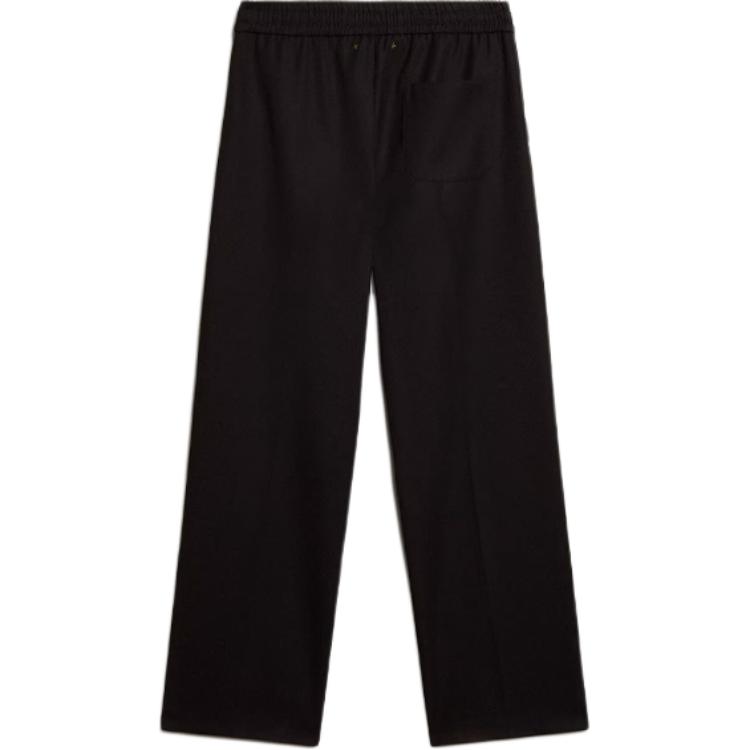 Order Golden Goose  Straight-Leg Pleated Casual Pants Dark Blue Solid Color. GMP01870-P000961-50486