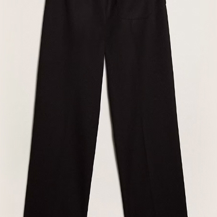 Sizing Golden Goose  Straight-Leg Pleated Casual Pants Dark Blue Solid Color. GMP01870-P000961-50486