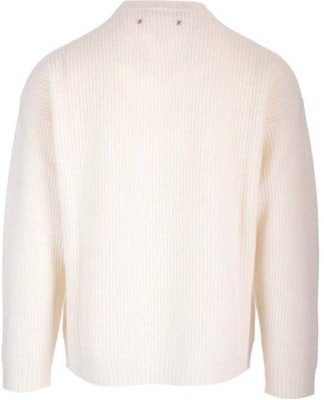 Golden Goose Putih Solid Crewneck Loose Pullover Sweater. GMP01338P00170311560 Lookbook Golden Goose Putih Solid Crewneck Loose Pullover Sweater. GMP01338P00170311560