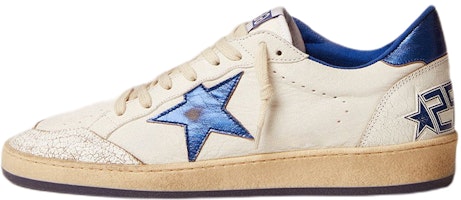 Golden Goose Ball-Star Low White Bluette GMF00117.F002198.10327 Golden Goose Ball-Star Low White Bluette GMF00117.F002198.10327