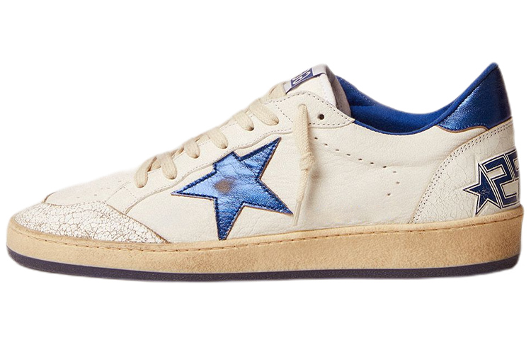 Golden Goose Ball-Star Low White Bluette GMF00117.F002198.10327