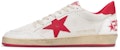 Golden Goose Ball-Star Rendah Putih Merah GMF00117.F000325.10275