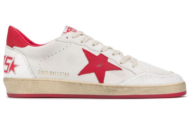 Order Golden Goose Ball-Star Low Blanco Rojo GMF00117.F000325.10275