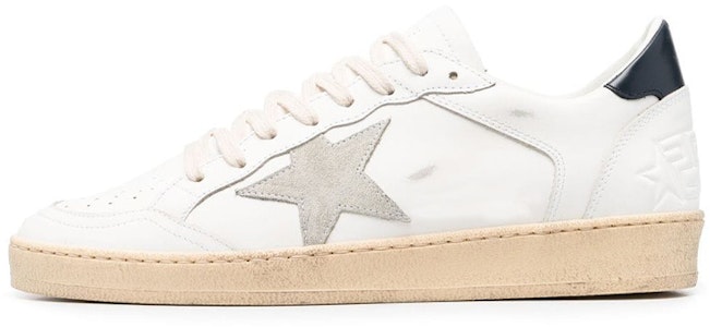 金鵝 純皮 時尚圓頭綁帶 低筒 休閒鞋 男款 白色 做舊版 Buy 金鵝 純皮 時尚圓頭綁帶 低筒 休閒鞋 男款 白色 做舊版