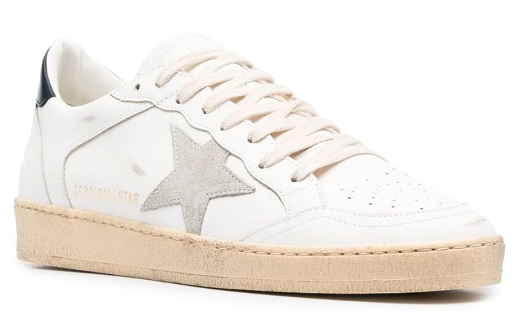 Shop Golden Goose Ball-Star 白冰夜蓝 GMF00327.F004603.10270