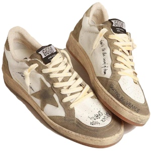 Golden Goose 星球星 绒面皮 舒適萬用 低筒 板鞋 男款 米棕 Lookbook Golden Goose 星球星 绒面皮 舒適萬用 低筒 板鞋 男款 米棕