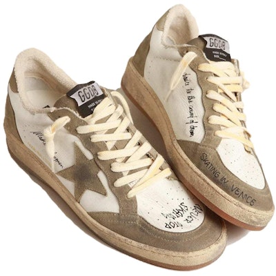 Golden Goose Ball Star 'Beige Brown Suede' GMF00117.F004078.81572 Lookbook Golden Goose Ball Star 'Beige Brown Suede' GMF00117.F004078.81572